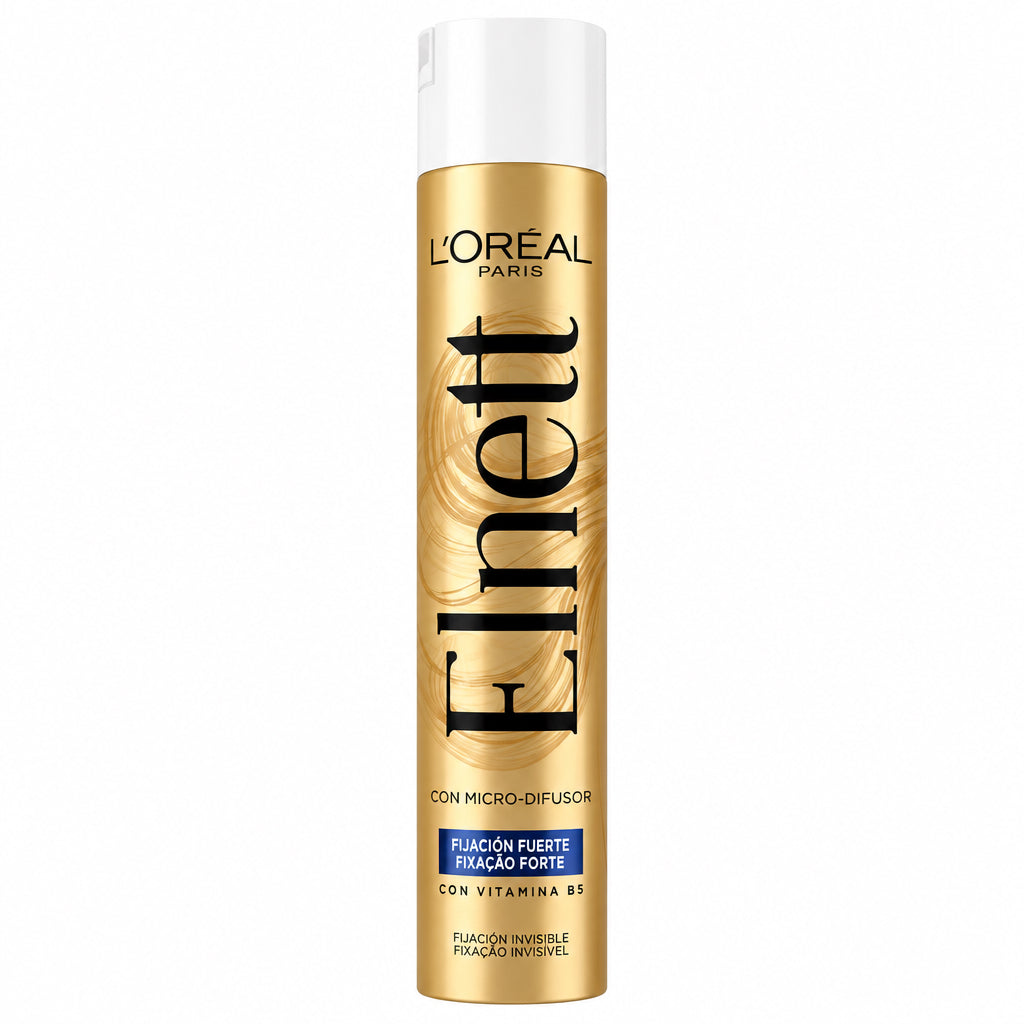 Laca Fijación Fuerte con Vitamina B5 Micro-Difusor Elnet L'Oréal Paris 400ml