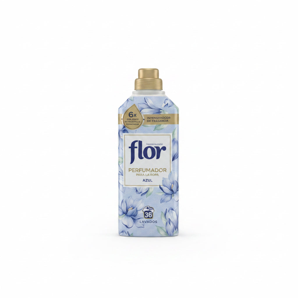Perfumador para la Ropa Azul Flor 36 Lavados