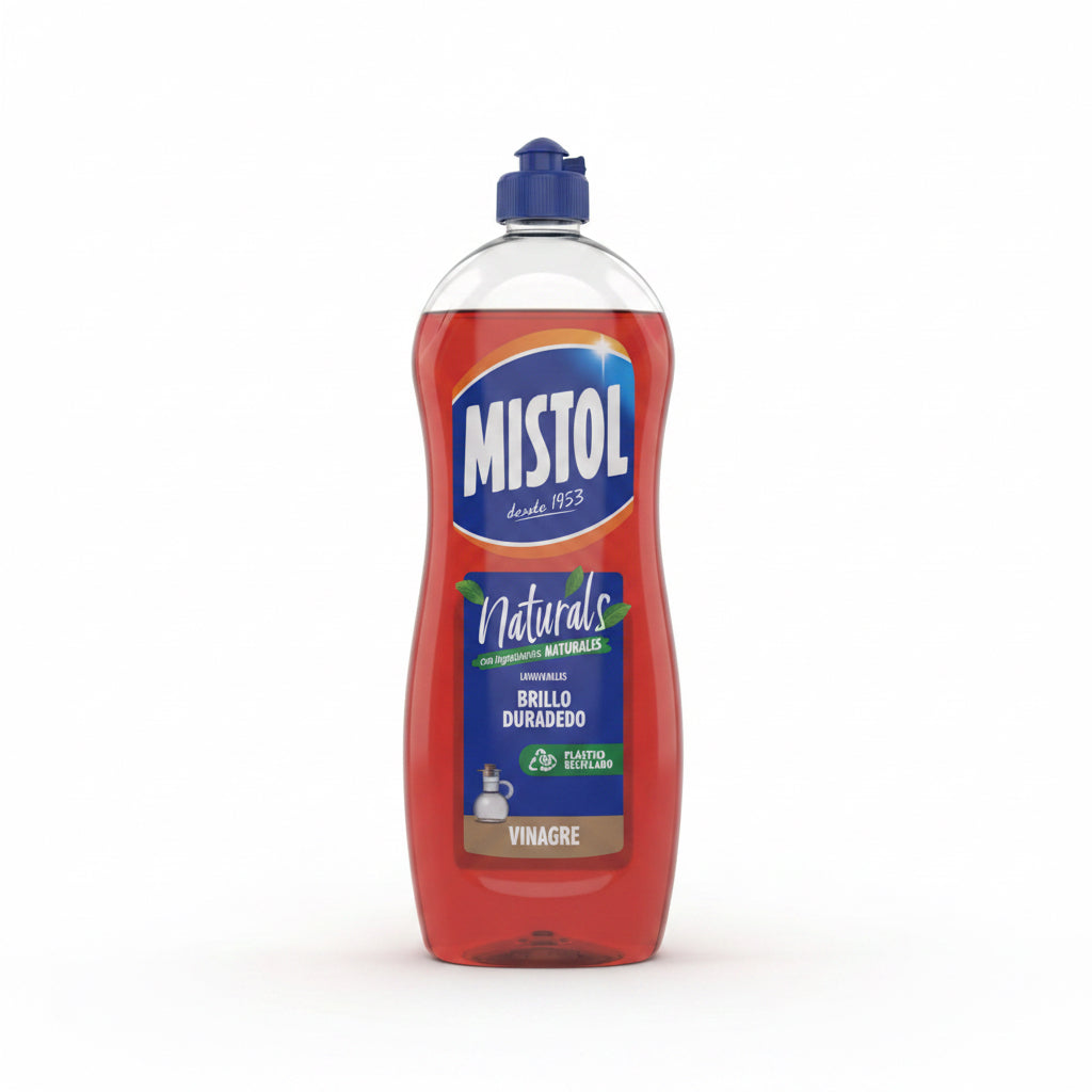 Lavavajillas a Mano Naturals Brillo Duradero Vinagre Mistol 650ml