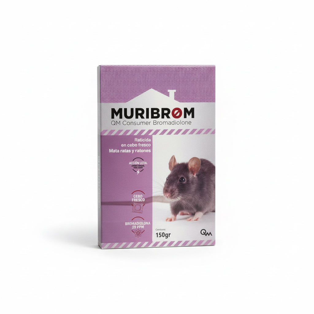Raticida en Cebo Fresco 150 g Muribrom 150g