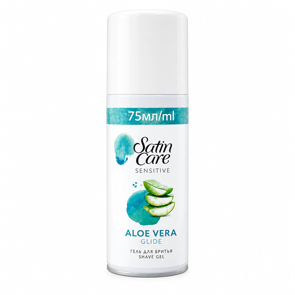 Gel de Afeitado Sensitive Aloe Vera Glide Satin Care 75ml