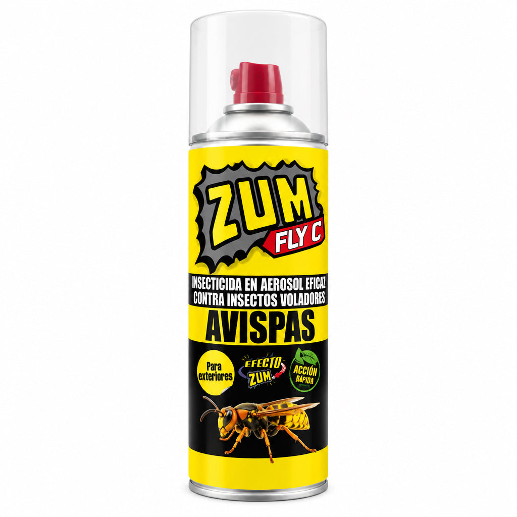 Zum Fly C Insecticida en Aerosol Eficaz Contra Insectos Voladores Avispas 400ml