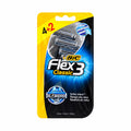BiC Flex 3 Classic Maquinillas de Afeitado Desechables 4 + 2 Unidades Gratis 3 Hojas Flexibles con Vitamina E y Aloe