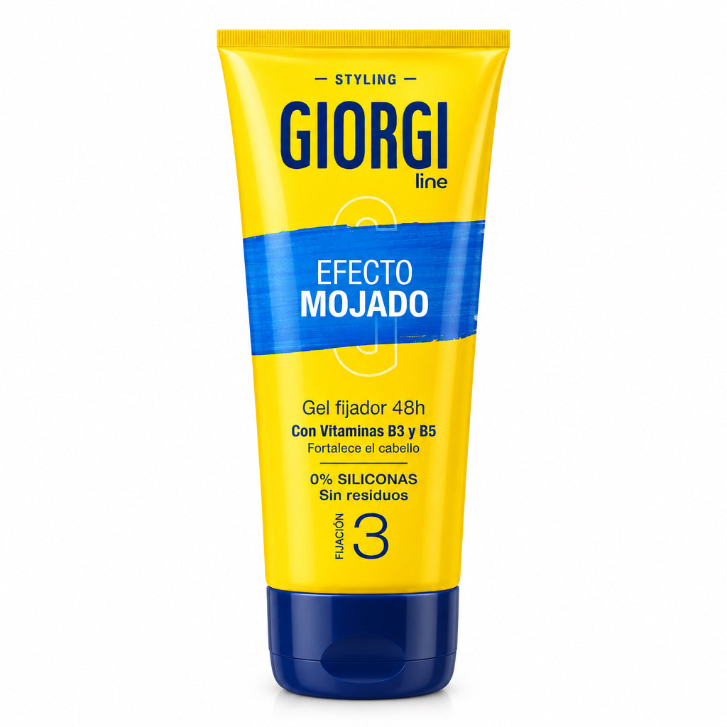 Gel Fijador 48h Efecto Mojado con Vitaminas B3 y B5 Giorgi Line 170ml