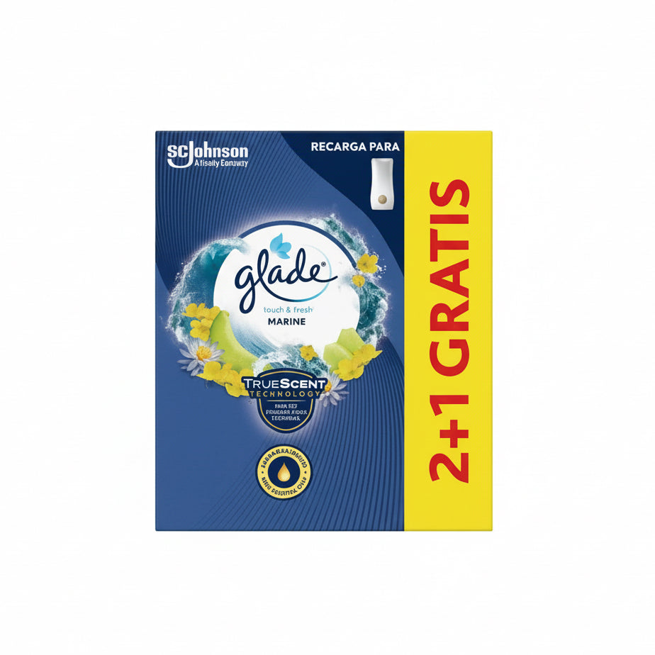 Pack Promoción 2+1 Recargas para Difusor Eléctrico Marine Glade