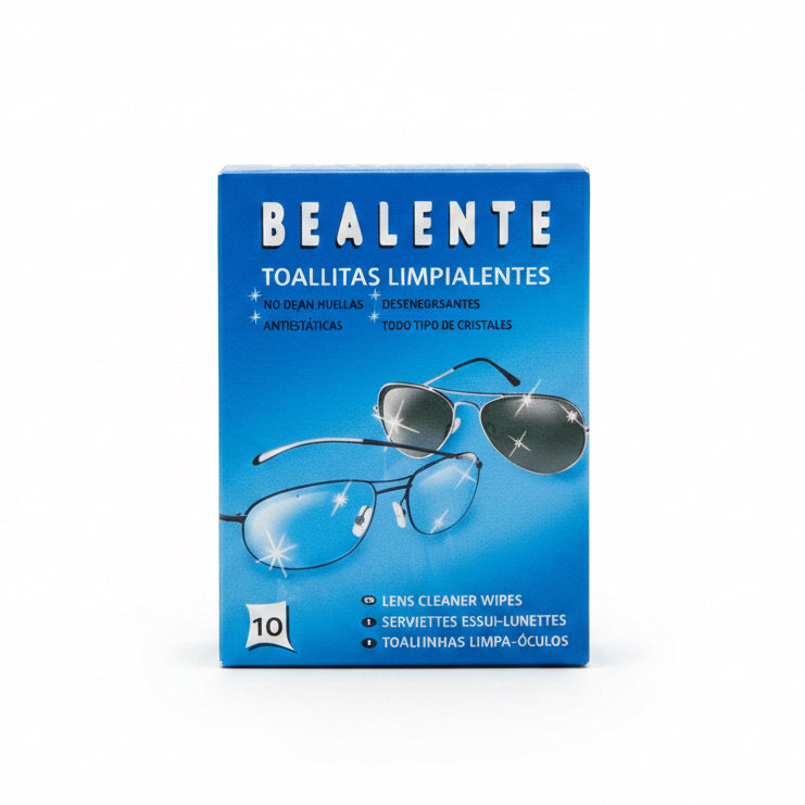 Toallitas Limpialentes Bealente – Caja de 10 Unidades