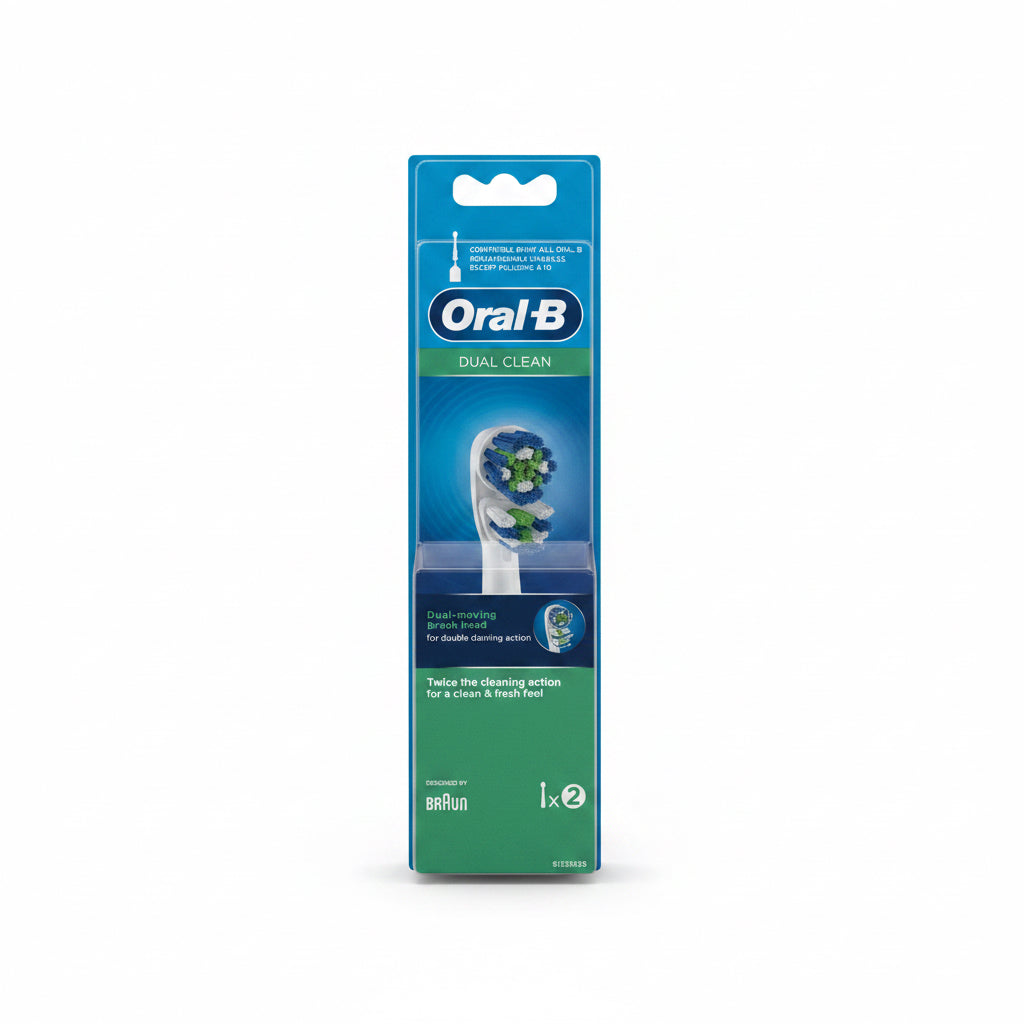 Recambios para Cepillo Eléctrico Oral-B Dual Clean (Pack de 2)