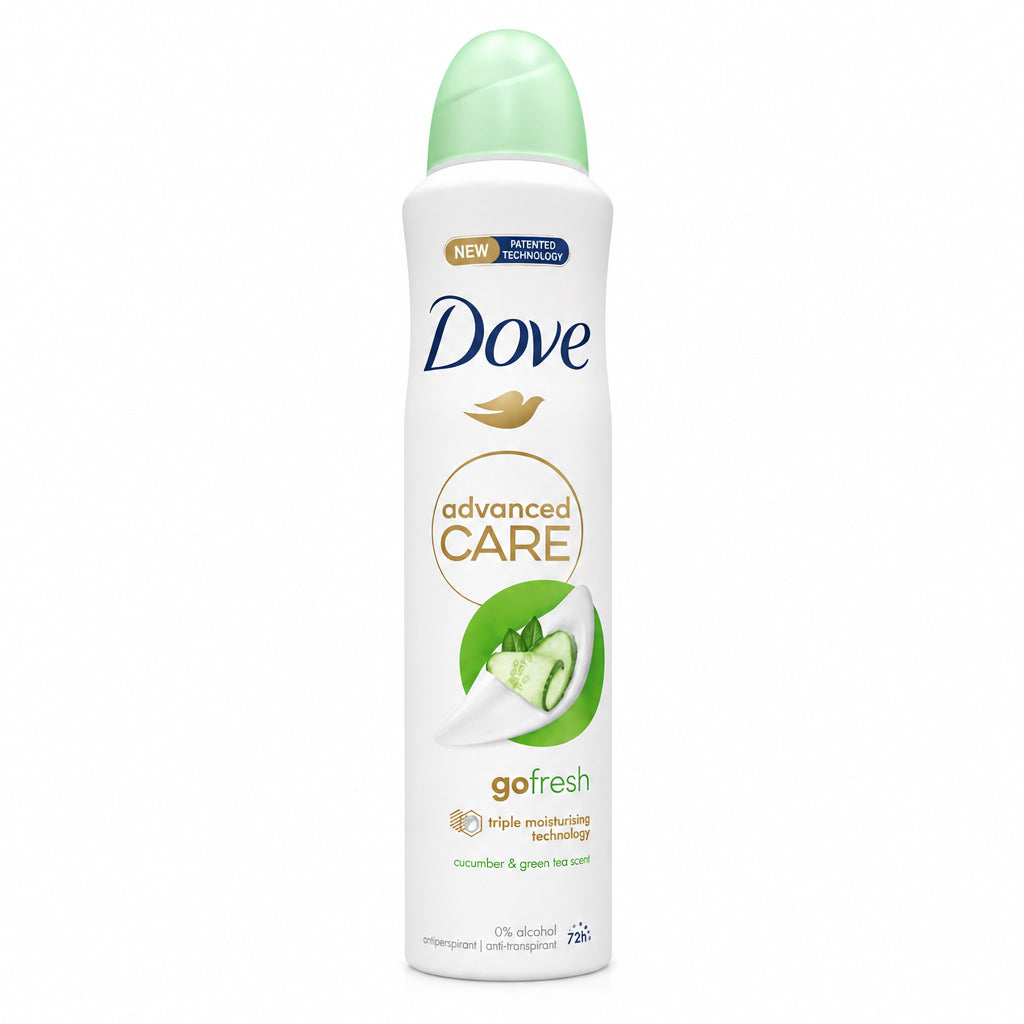 Desodorante Antitranspirante Advanced Care Go Fresh Pepino y Té Verde 72h Dove 250ml