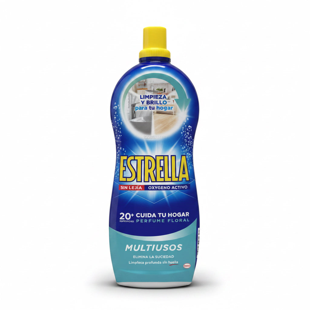 Limpiador Multiusos Estrella Oxígeno Activo Perfume Floral Sin Lejía 1100ml