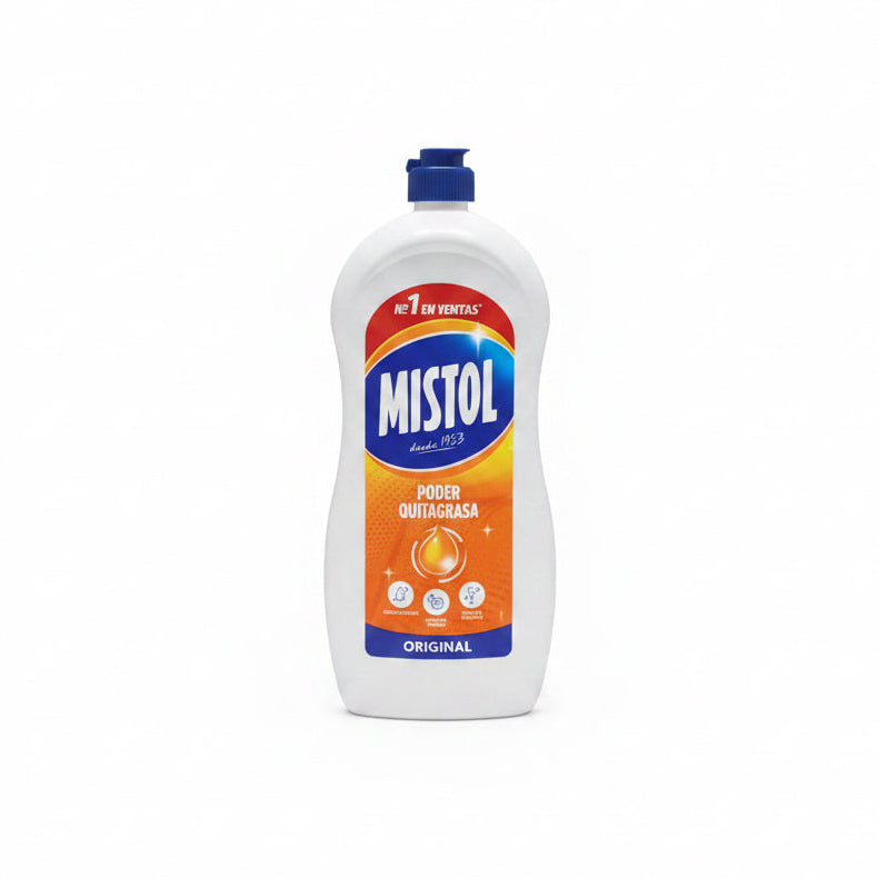 Lavavajillas a Mano Poder Quitagrasa Original Mistol 900ml