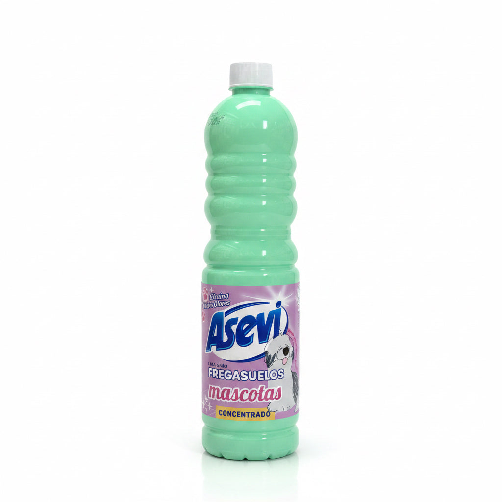Fregasuelos Concentrado Asevi Mascotas - 1 Litro