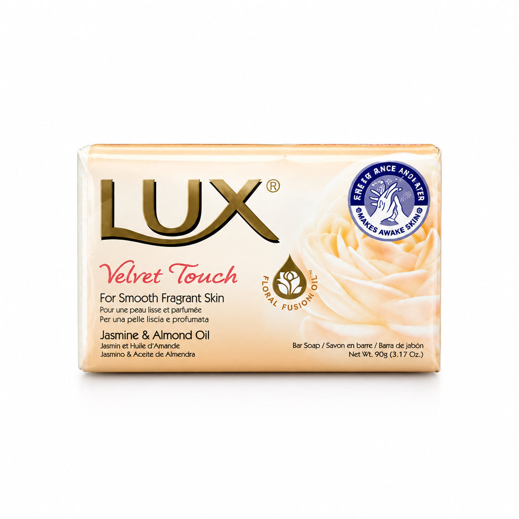 Pastilla de Jabón Velvet Touch Jazmín y Aceite de Almendra 90 g Lux