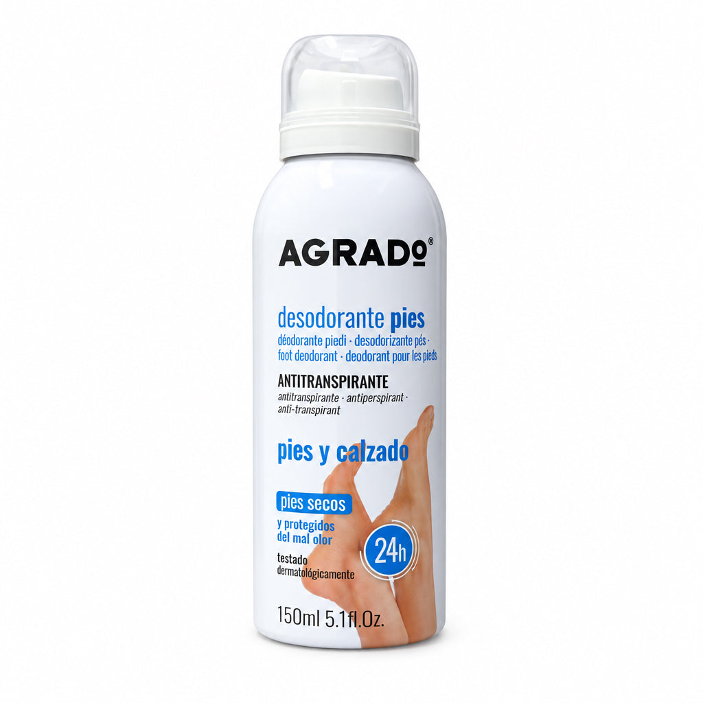 Desodorante Pies Antitranspirante para Pies y Calzado 150 ml Agrado