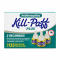 Kill-Paff Plus Antimosquitos 3 Recambios Hasta 135 Noches de Protección