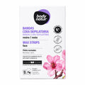 Body Natur Bandas Cera Depilatoria Rostro Pieles Normales con Aceite de Almendras Dulces