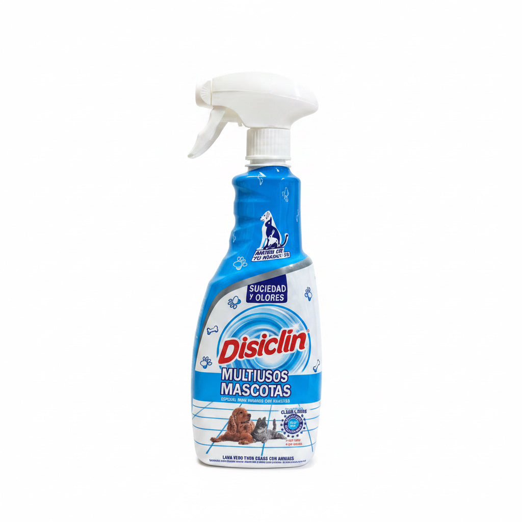 Limpiador Multiusos Mascotas Disiclin Spray – Elimina Suciedad y Olores 720ml