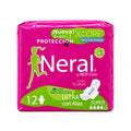 Neral by NCP-Care Compresas Ultra Suave Super con Alas 4 en 1 Protección Ultra Absorción 12 Unidades