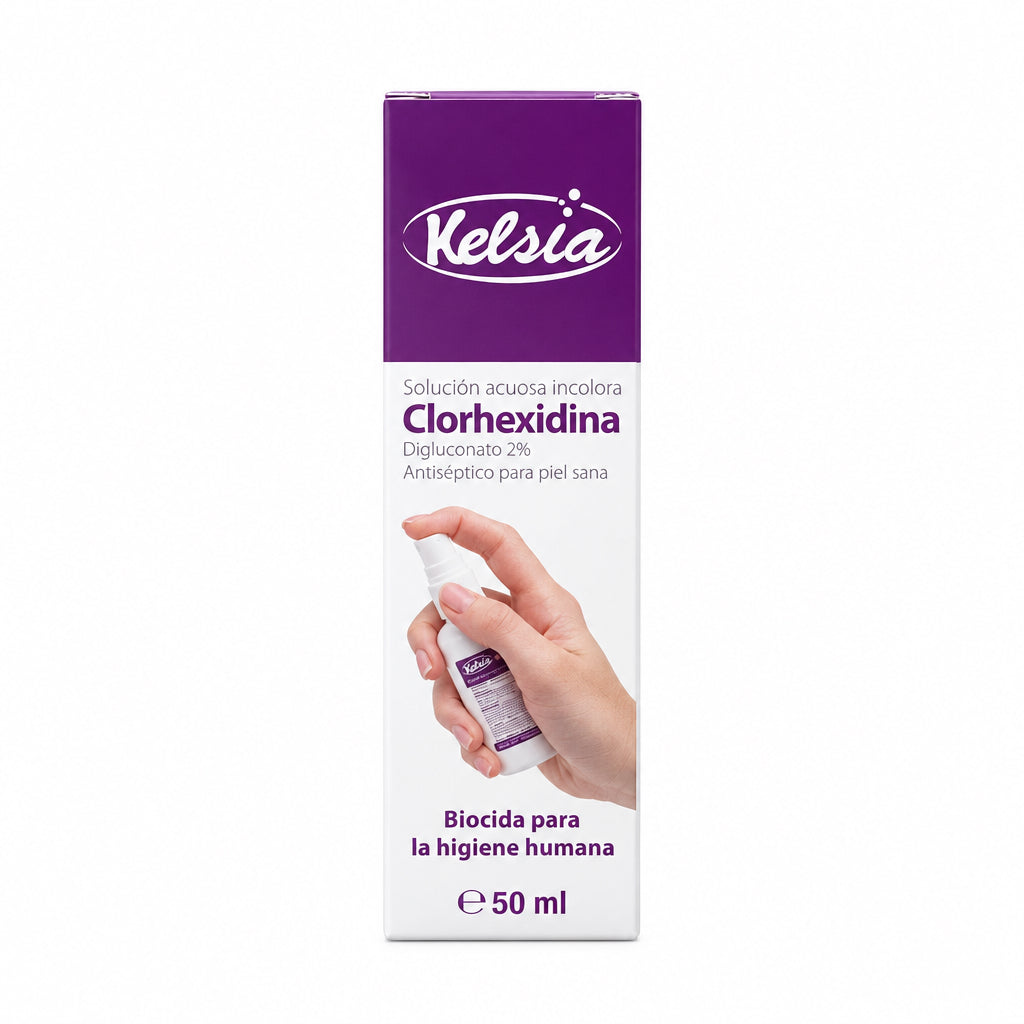 Solución Acuosa Incolora Clorhexidina Digluconato 2% 50 ml Kelsie