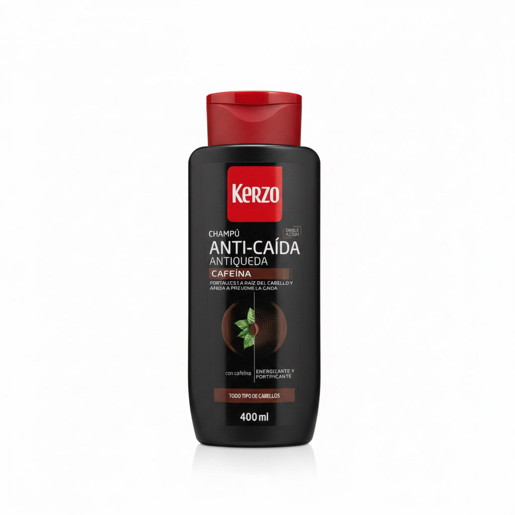 Champú Anti-Caída con Cafeína Kerzo 400ml