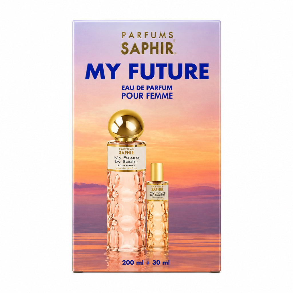 Estuche My Future by Saphir Eau de Parfum Pour Femme 200 ml + 30 ml Perfume de Mujer