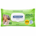 Freshness Adulti Toallitas Húmedas para Adultos Maxi 40 Unidades Formato 20x36 cm Testadas Dermatológicamente