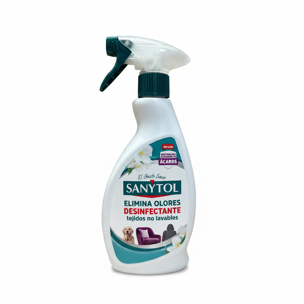 Elimina Olores Desinfectante para Tejidos No Lavables Sanytol 500ml
