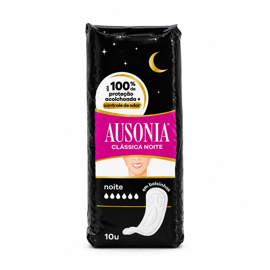 Ausonia Compresas Clásica Noite Noche 10 Unidades