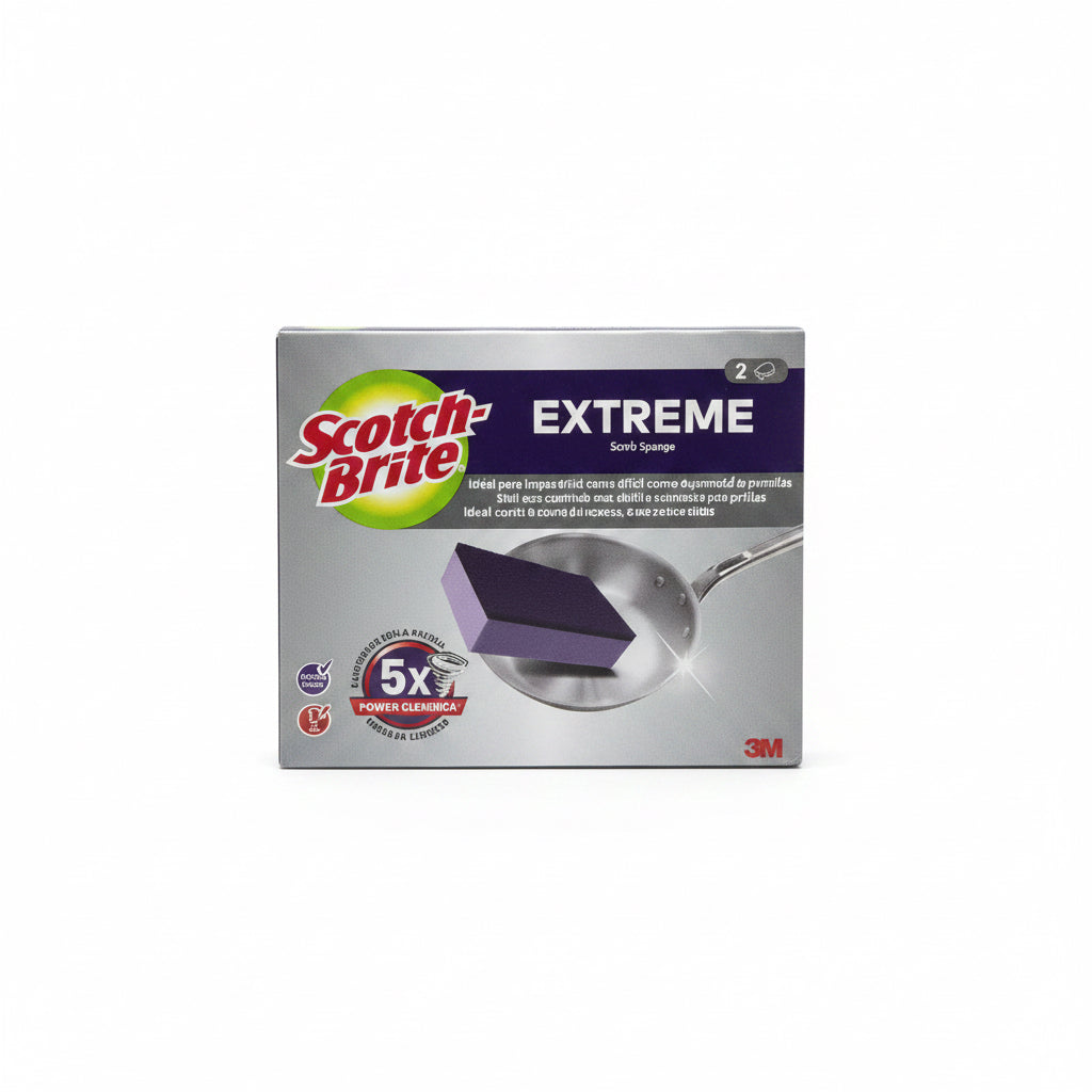 Pack de Esponjas Abrasivas Scotch-Brite Extreme (2 Unidades)