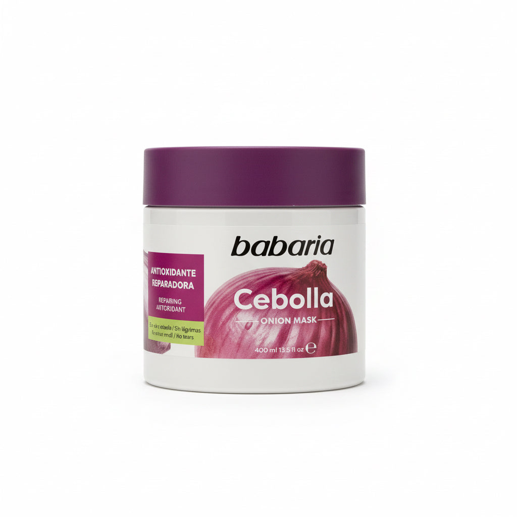 Mascarilla Antioxidante Reparadora de Cebolla 400 ml Babaria