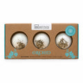 IDC Institute Orchid Set de 3 Bombas de Baño Efervescentes con Aroma a Orquídea Relax y Cuidado Personal 3x100g