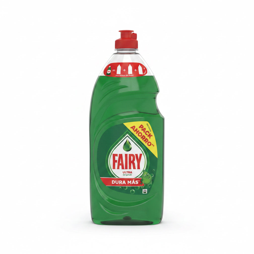 Lavavajillas a Mano Ultra Original Dura Más Fairy (Pack Ahorro) 1050ml