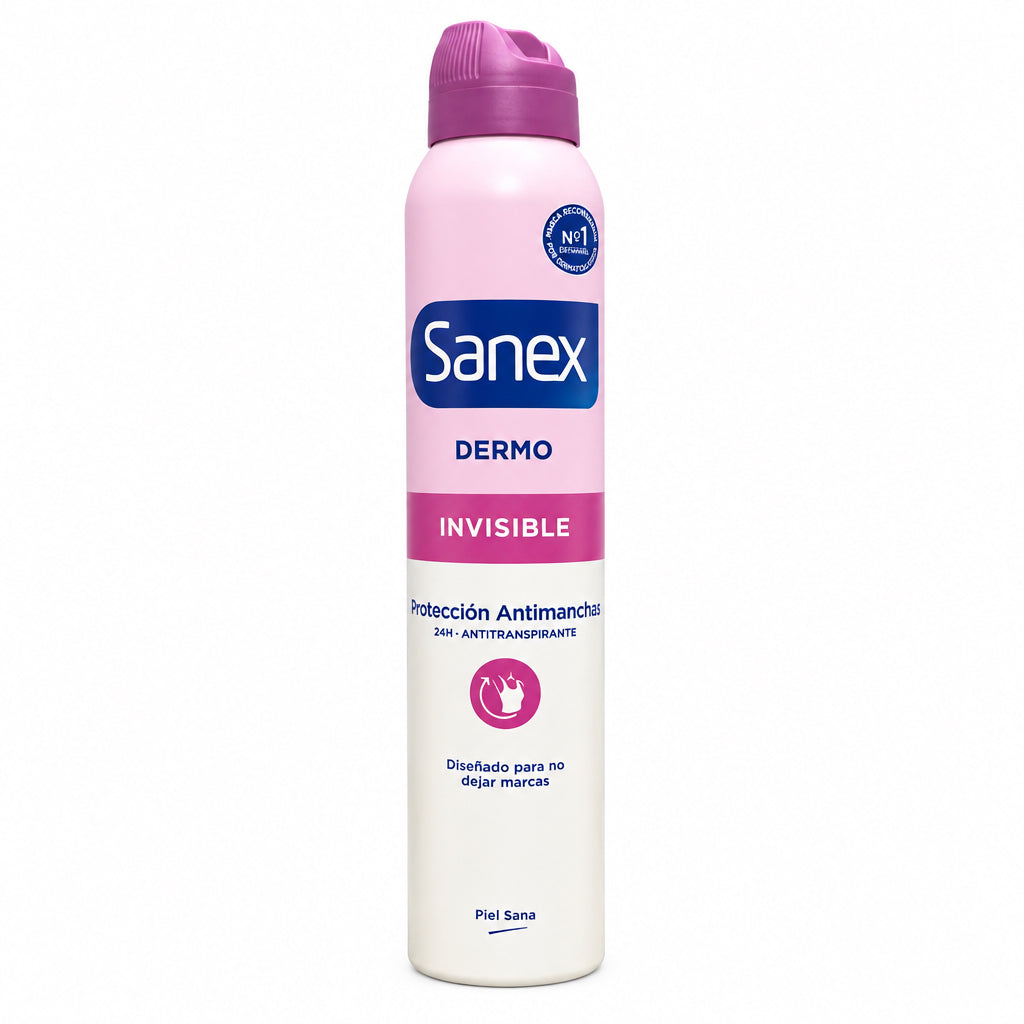 Desodorante Antitranspirante Dermo Invisible Protección Antimanchas 24h Sanex 200ml
