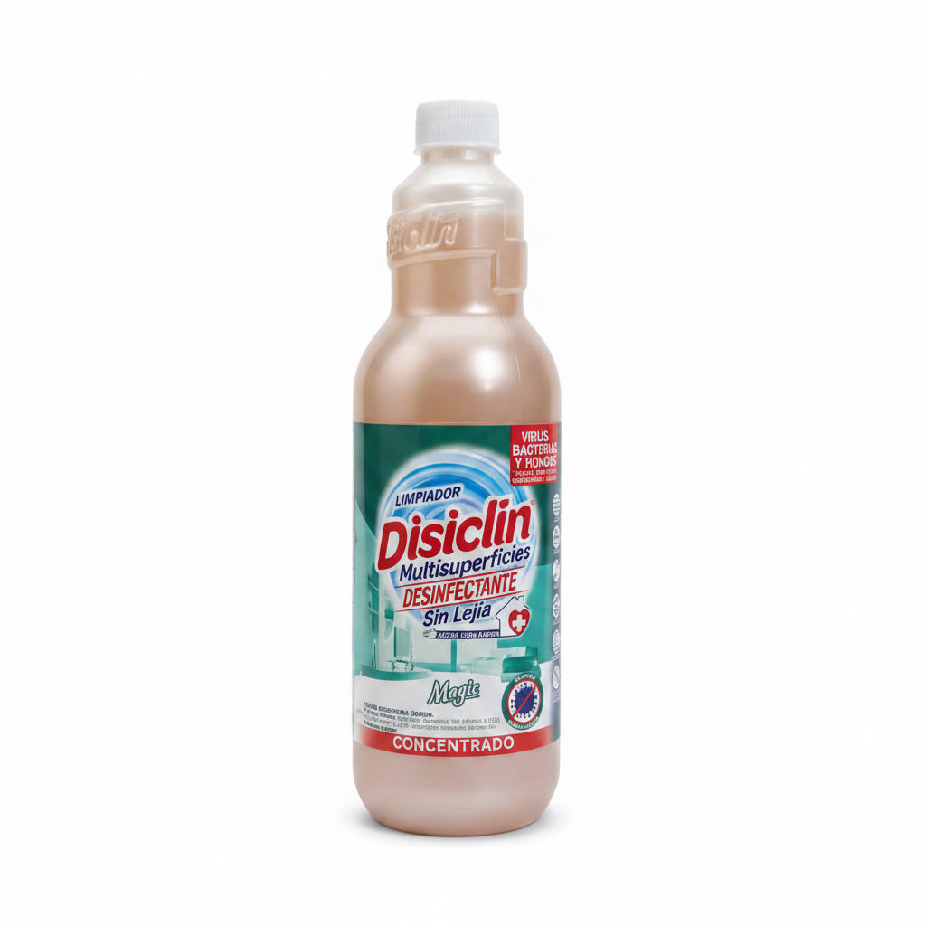 Limpiador Multisuperficies Desinfectante Sin Lejía Concentrado Disiclin Magic 1L