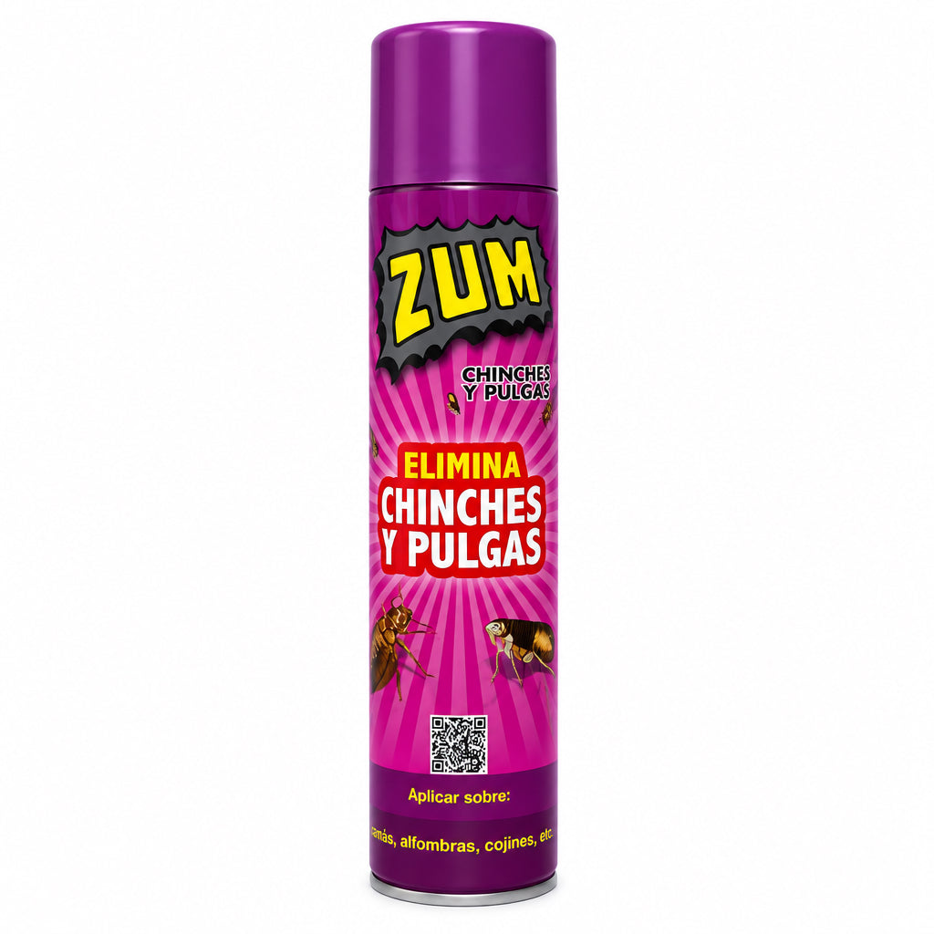 Zum Elimina Chinches y Pulgas Insecticida Aerosol 300ml