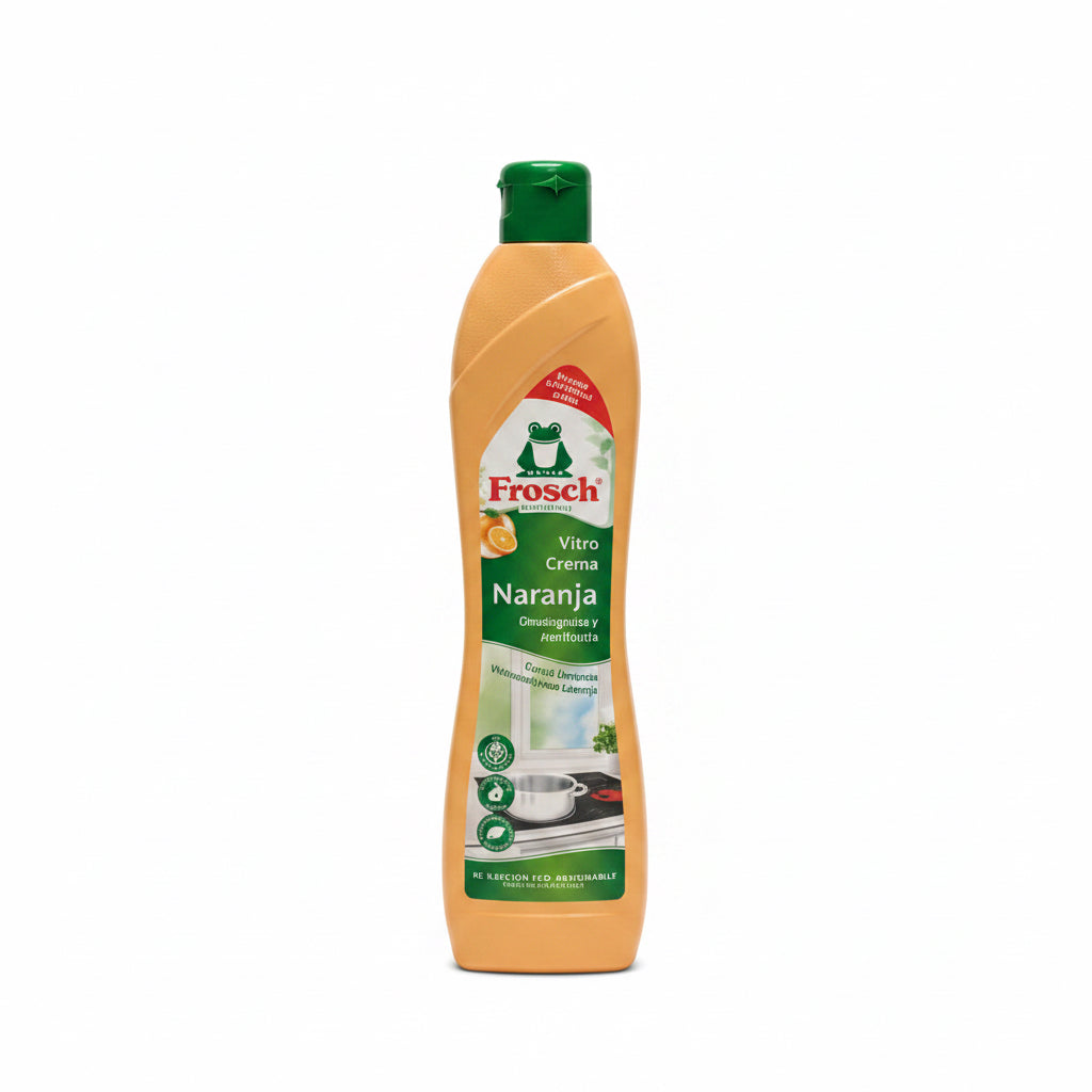 Crema Limpiadora para Vitrocerámica Naranja Frosch 450ml