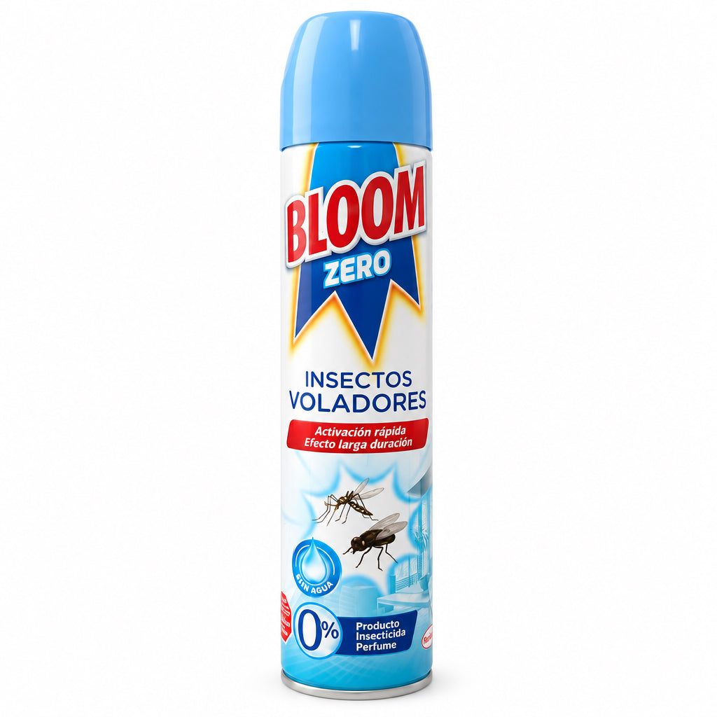 Bloom Zero Insecticida Aerosol Insectos Voladores 0% Perfume 400ml