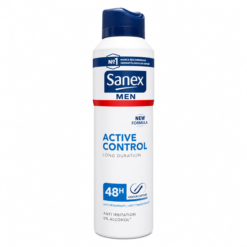 Desodorante Antitranspirante Men Active Control Long Duration 48h Sanex 200ml