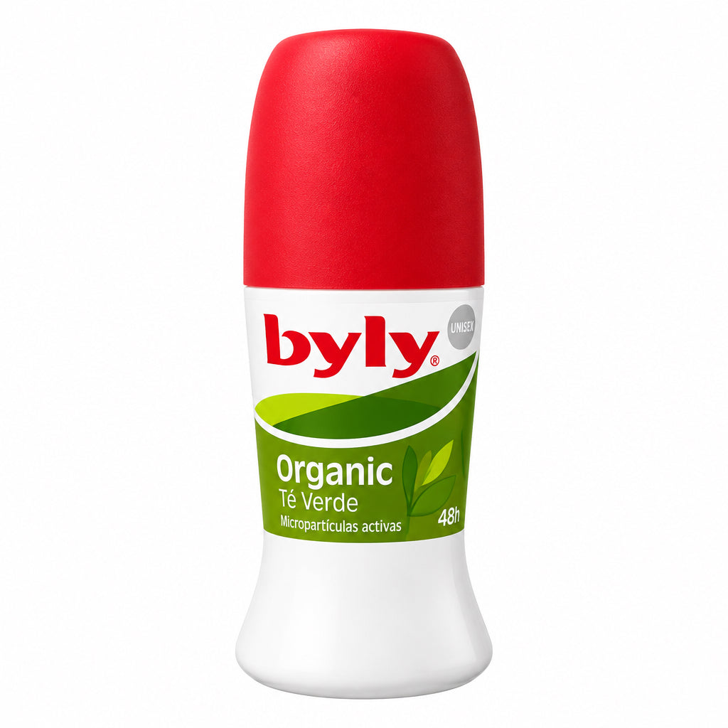 Desodorante Roll-On 48h Organic Té Verde Byly 50ml