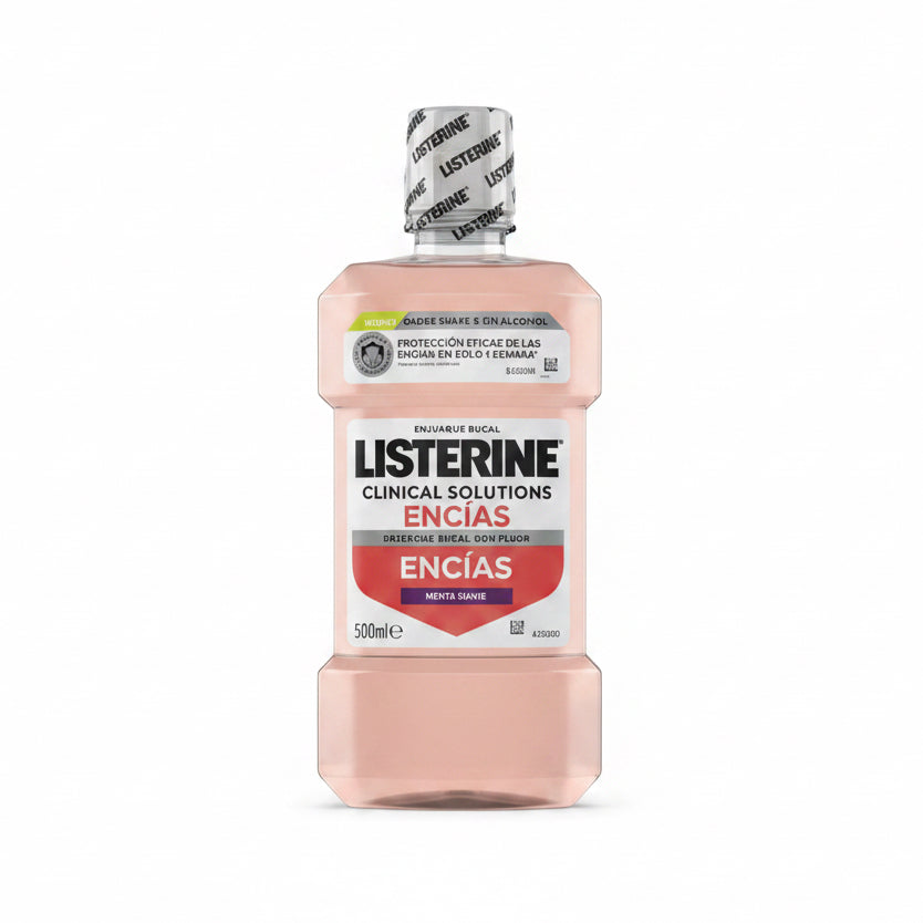 Listerine Clinical Solutions Encías – Enjuague Bucal con Flúor 500