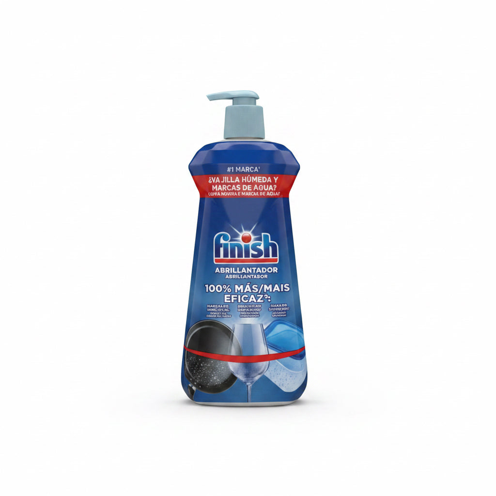 Líquido Abrillantador para Lavavajillas Finish (100% Más Eficaz) 500ml