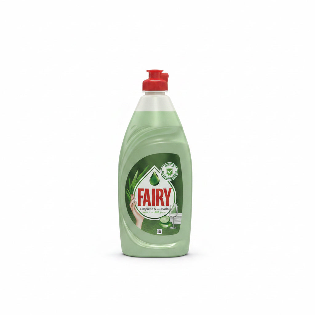 Lavavajillas a Mano Limpieza & Cuidado Aloe Vera y Pepino Fairy 520ml
