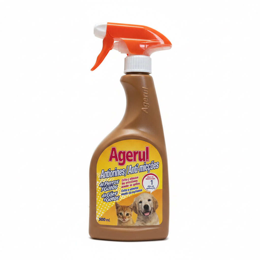 Spray Antiorines y Antimicción Perros y Gatos Agerul 500 ml