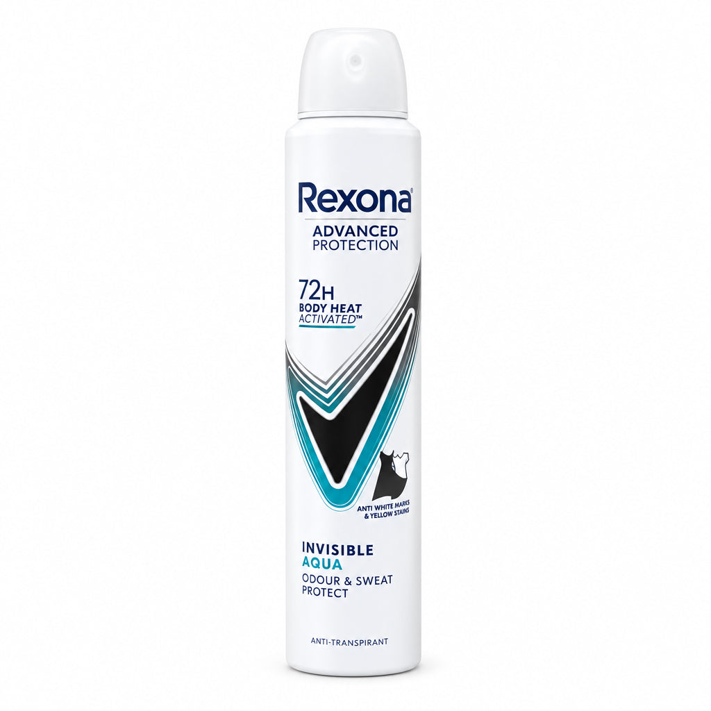 Desodorante Advanced Protection 72h Invisible Aqua Rexona 200ml