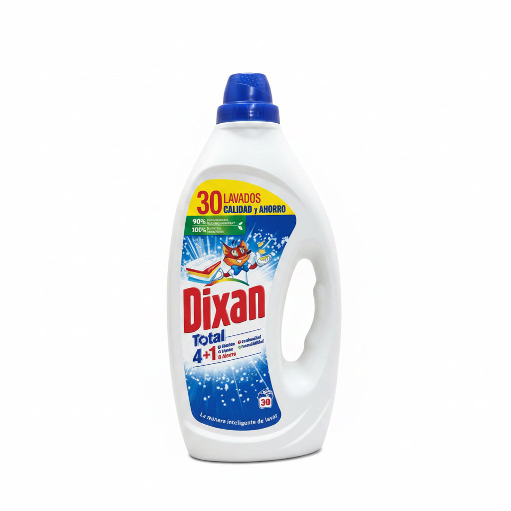 Detergente Líquido Total 4+1 Dixan 30 Lavados