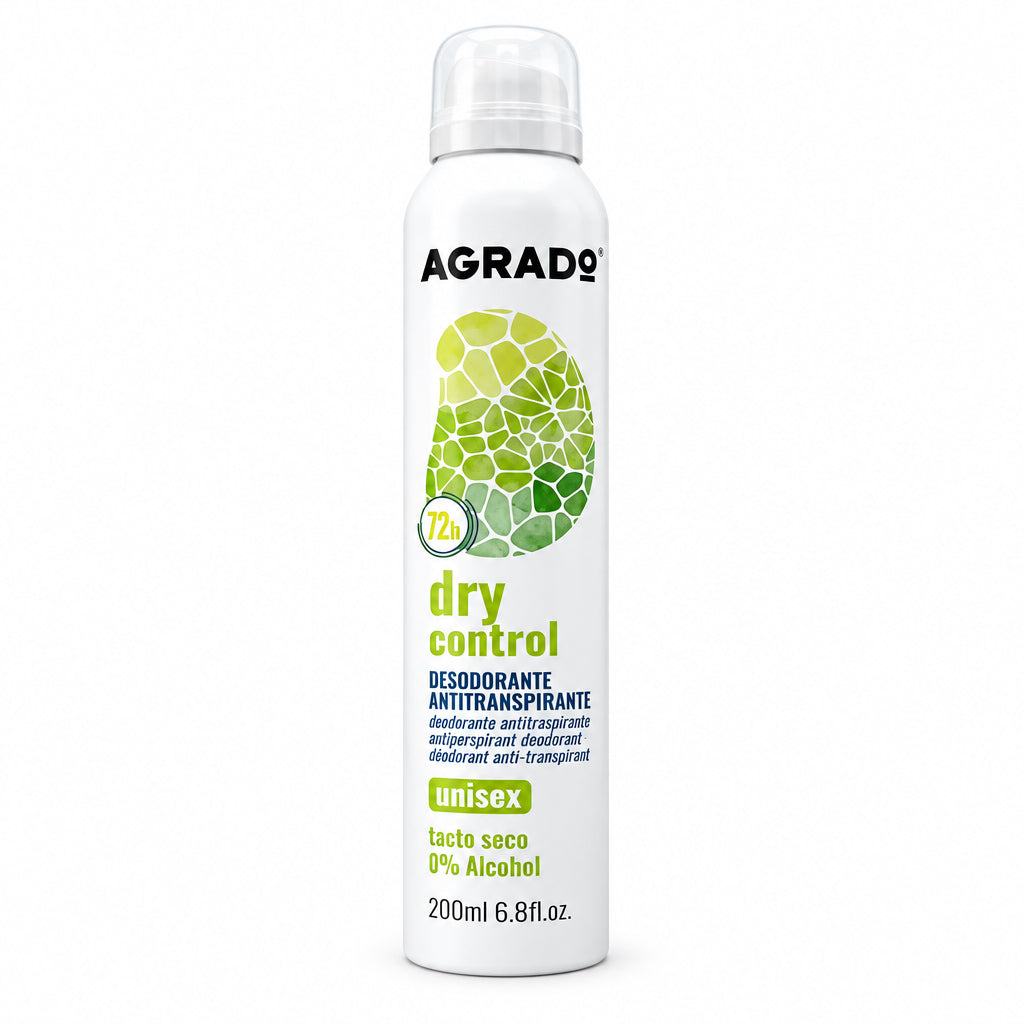 Desodorante Antitranspirante Dry Control Unisex 200 ml Agrado