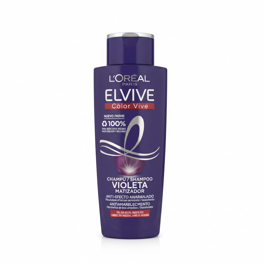 Champú Violeta Matizador Color Vive Elvive L'Oréal 200ml
