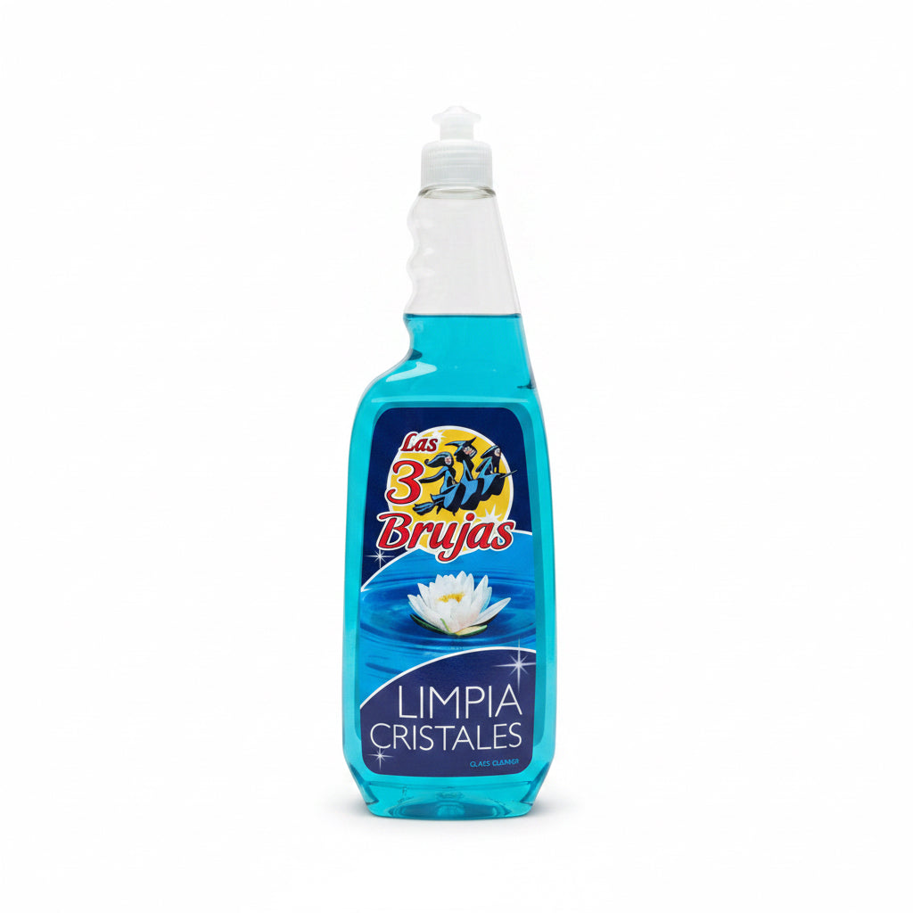 Las 3 Brujas Limpiacristales Concentrado - Brillo Impecable y Perfume Duradero 750ml