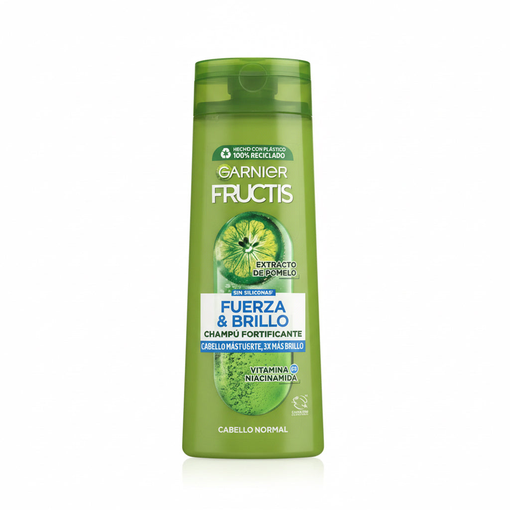 Champú Fortificante Fuerza & Brillo Fructis Garnier 380ml