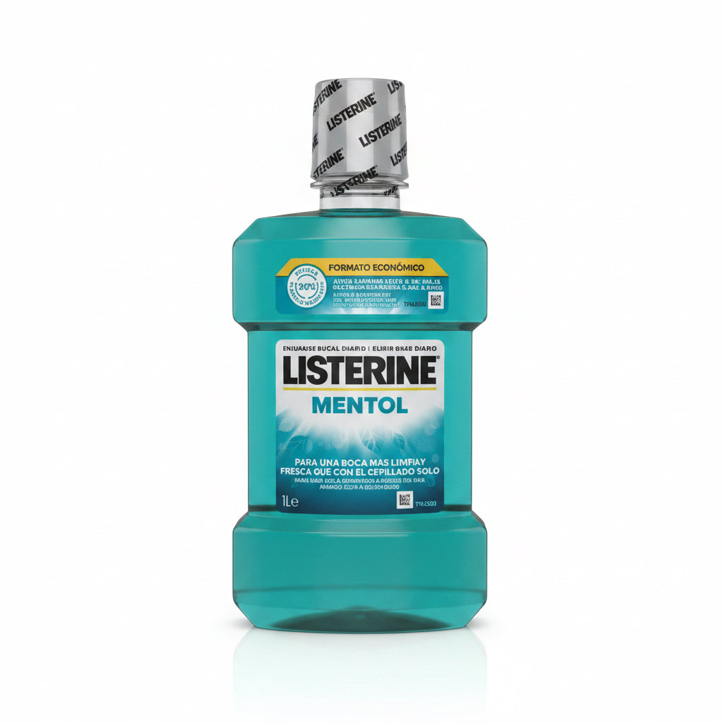 Listerine Mentol – Enjuague Bucal Menta 1 L