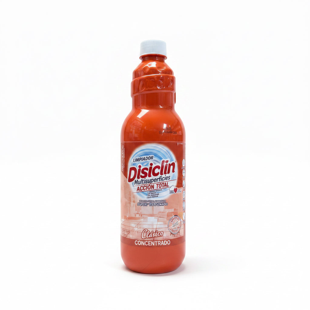 Limpiador Multisuperficies Concentrado Disiclin Clásico Acción Total - Superperfumado 1L